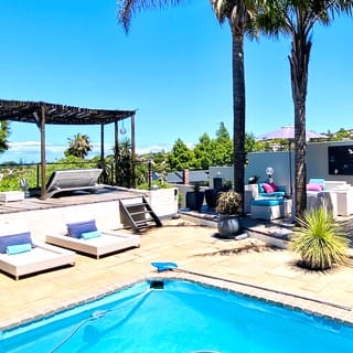 The pool and sundecks